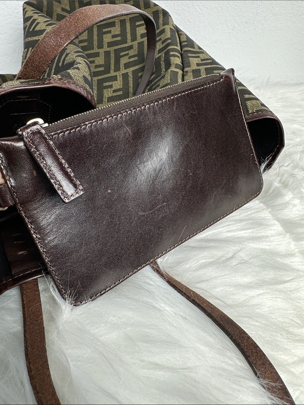 💯Authentic Vintage Fendi Zucca Tote Bag🍀 - Picture 10 of 14